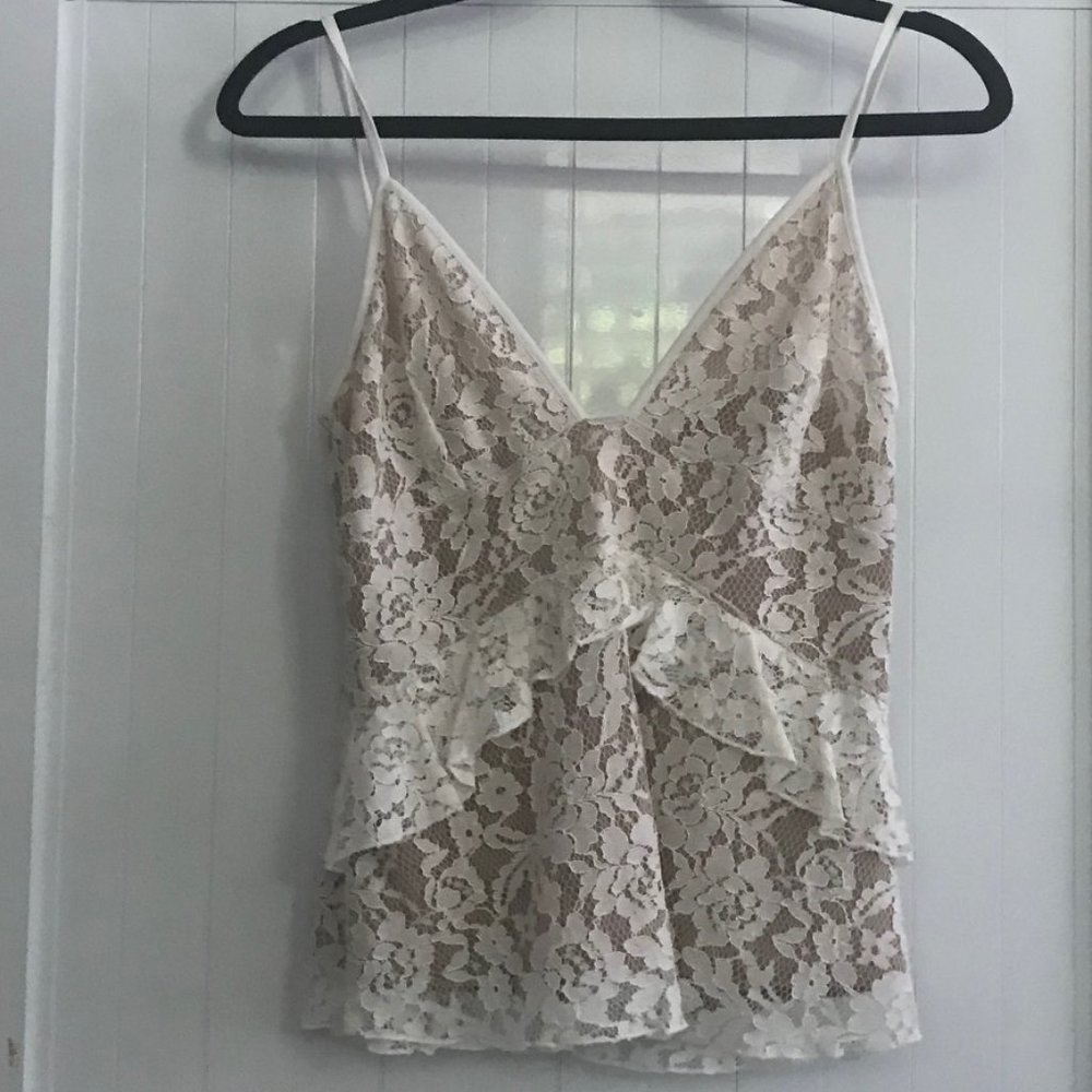 Spaghetti Strap Lace Top